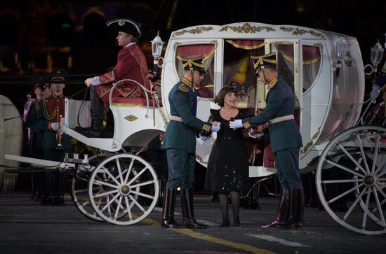 2018 Spasskaya Tower Military Music Festival closing ceremony