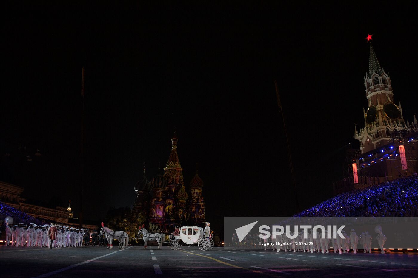 2018 Spasskaya Tower Military Music Festival closing ceremony