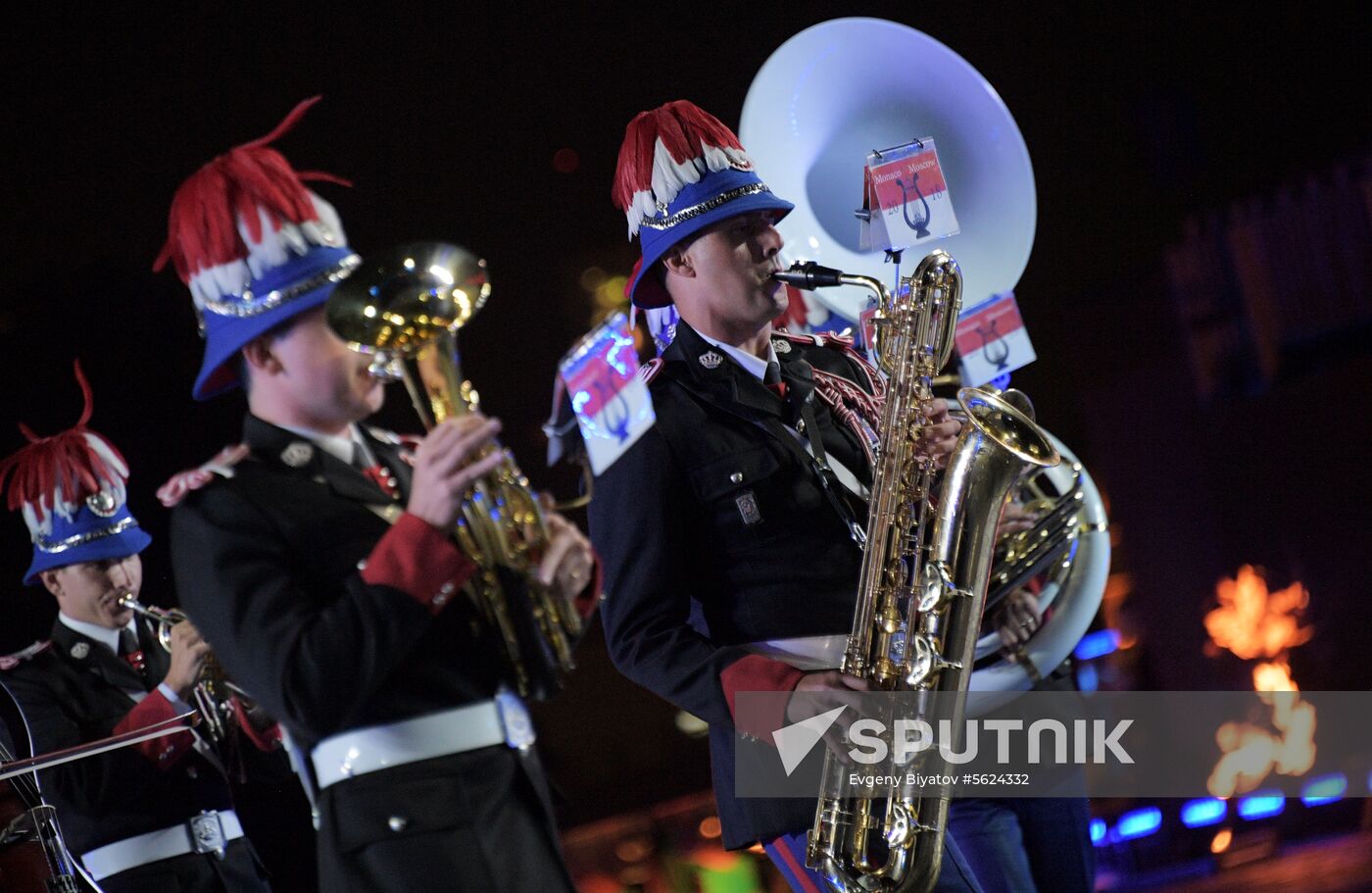 2018 Spasskaya Tower Military Music Festival closing ceremony