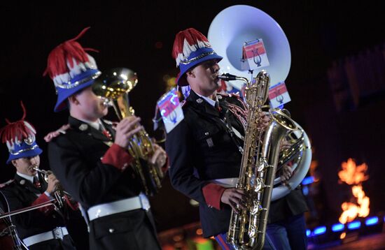2018 Spasskaya Tower Military Music Festival closing ceremony