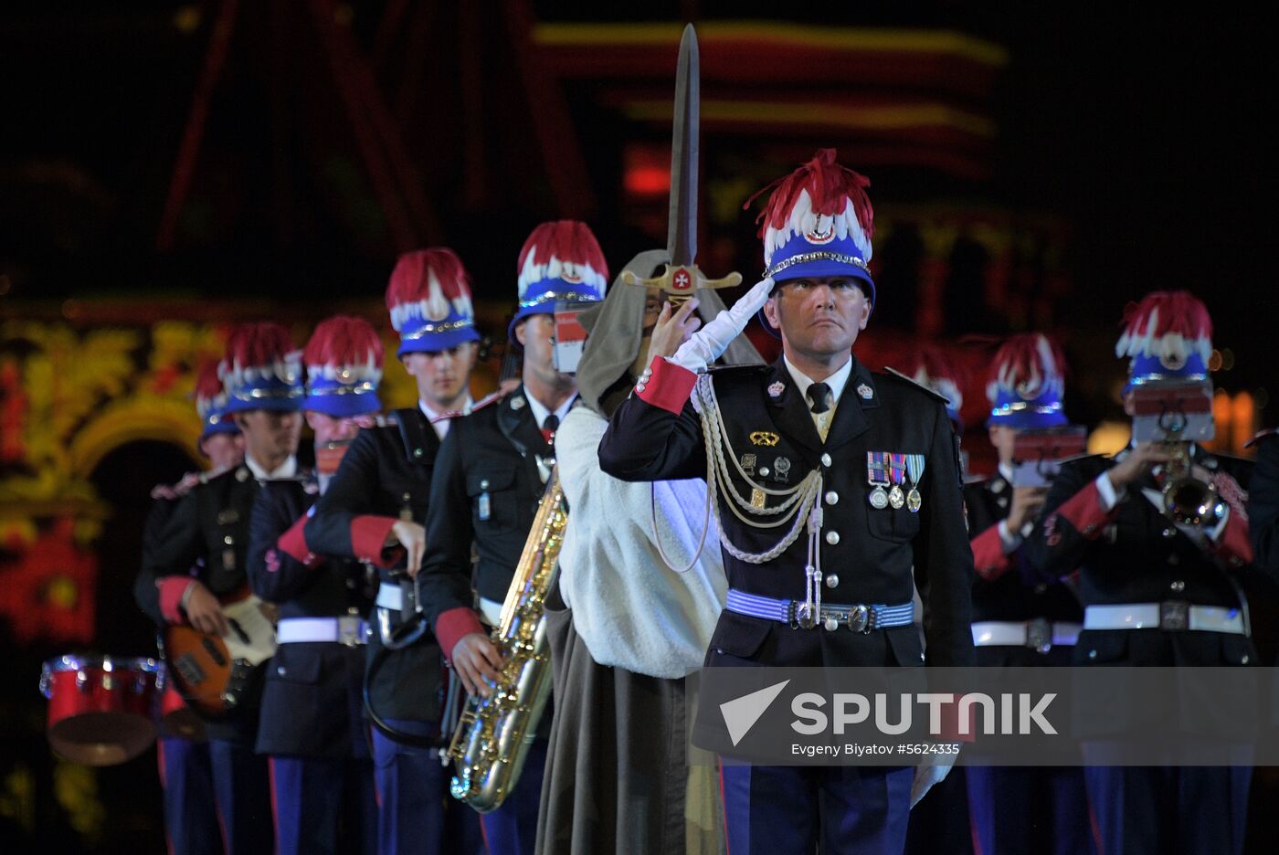 2018 Spasskaya Tower Military Music Festival closing ceremony