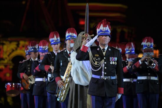 2018 Spasskaya Tower Military Music Festival closing ceremony