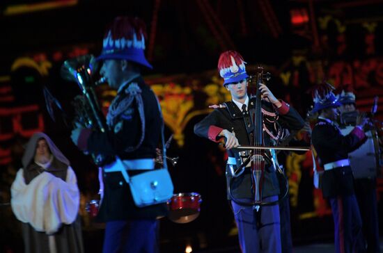 2018 Spasskaya Tower Military Music Festival closing ceremony
