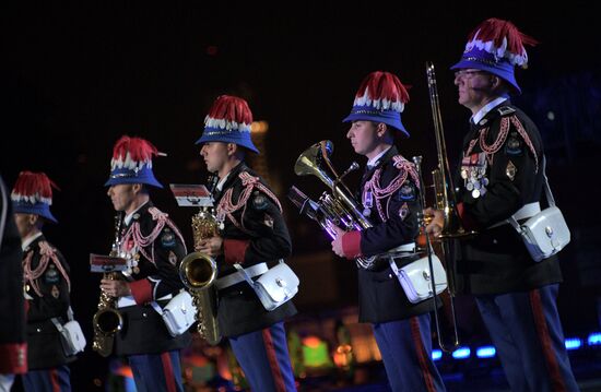 2018 Spasskaya Tower Military Music Festival closing ceremony