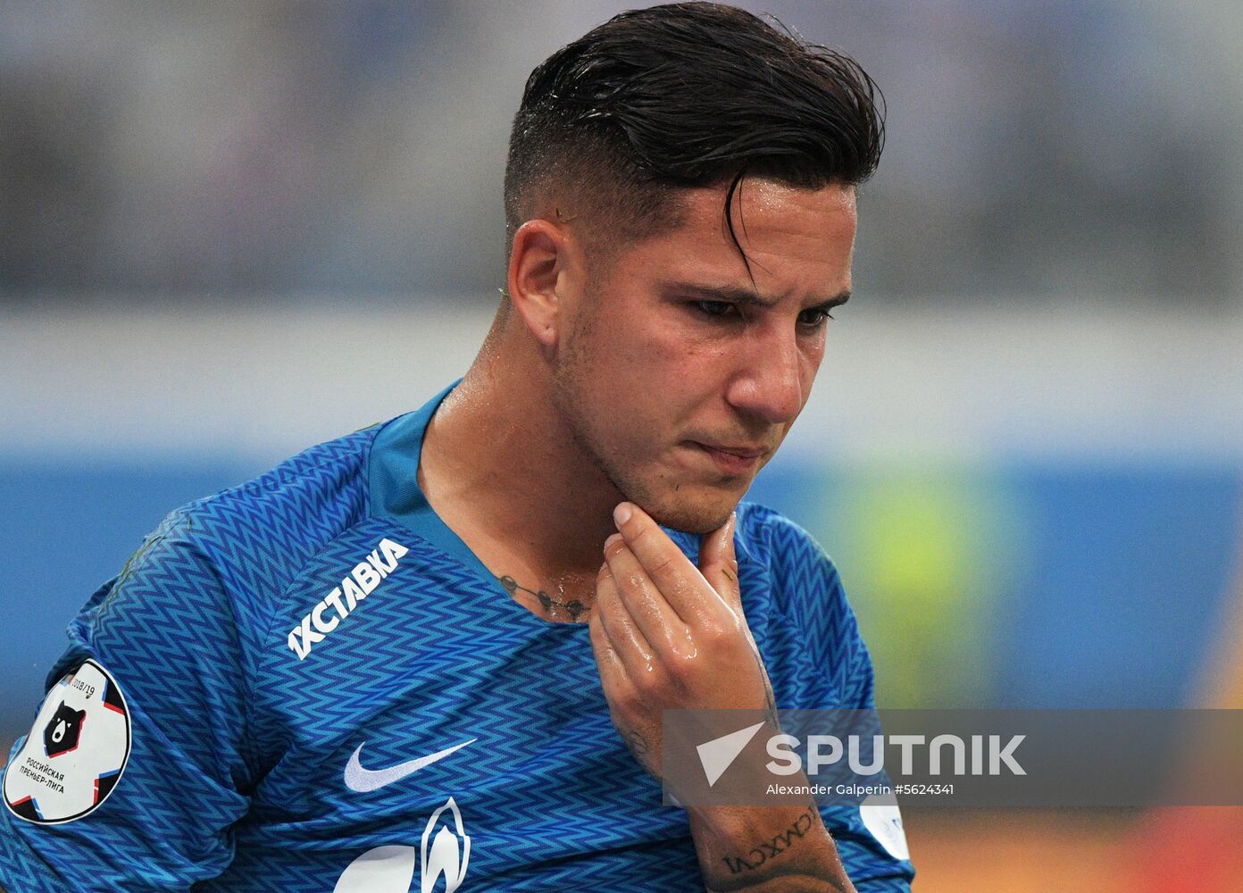 Football. Russian Football Premier League. Zenit vs. Spartak
