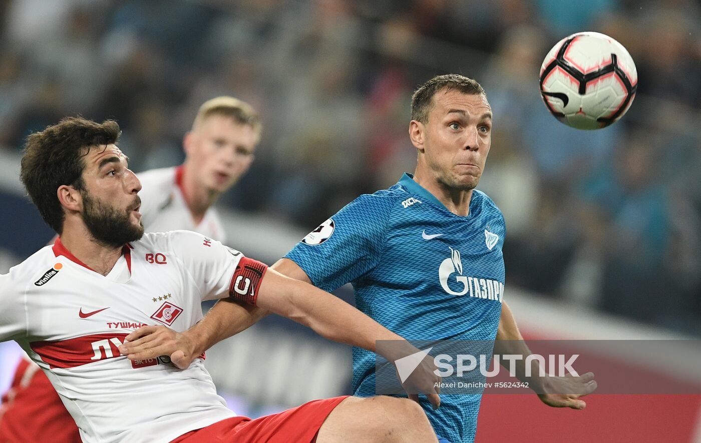 Football. Russian Football Premier League. Zenit vs. Spartak