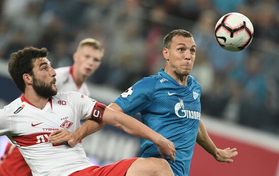 Football. Russian Football Premier League. Zenit vs. Spartak