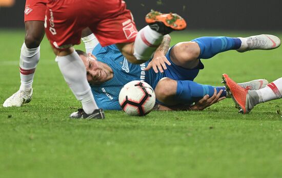 Football. Russian Football Premier League. Zenit vs. Spartak