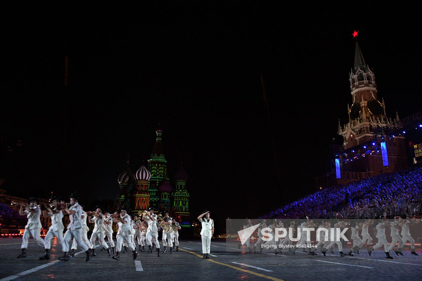2018 Spasskaya Tower Military Music Festival closing ceremony