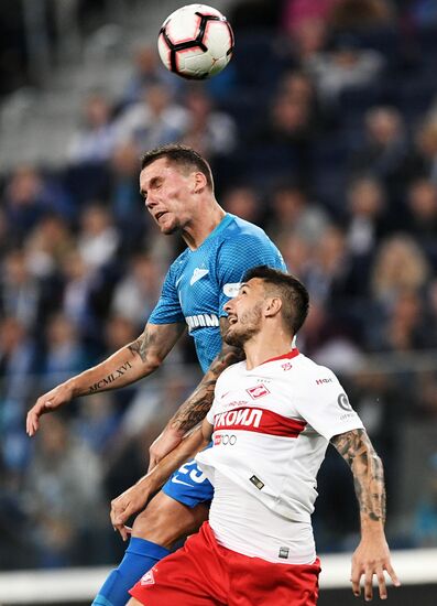Football. Russian Football Premier League. Zenit vs. Spartak