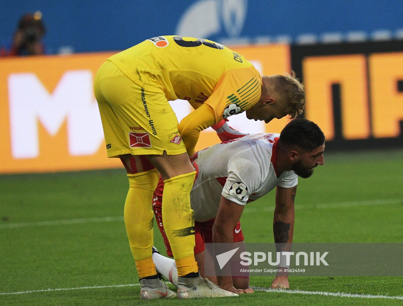 Football. Russian Football Premier League. Zenit vs. Spartak