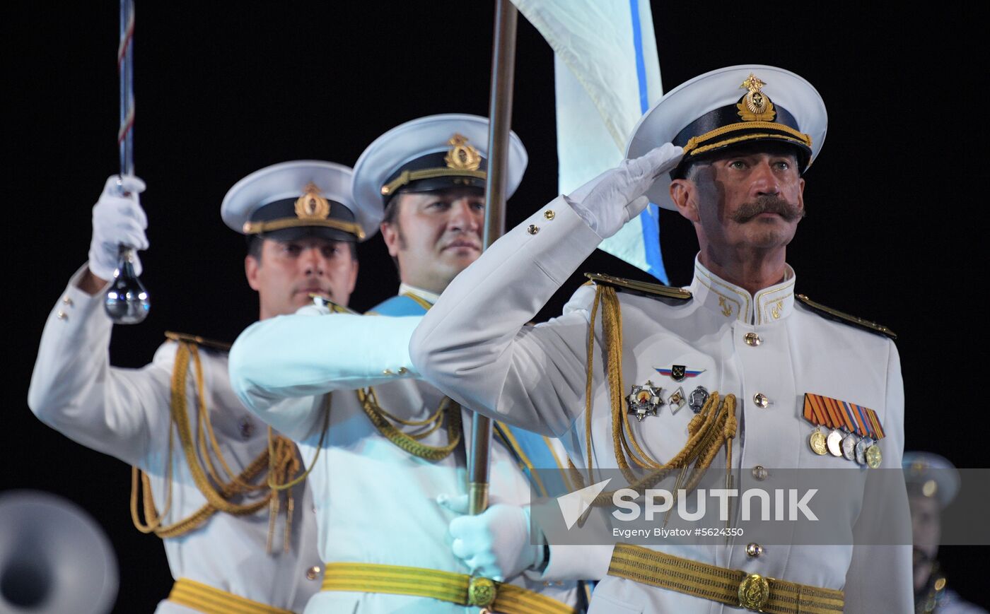 2018 Spasskaya Tower Military Music Festival closing ceremony