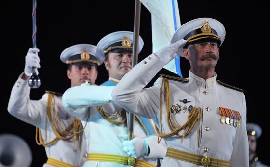 2018 Spasskaya Tower Military Music Festival closing ceremony