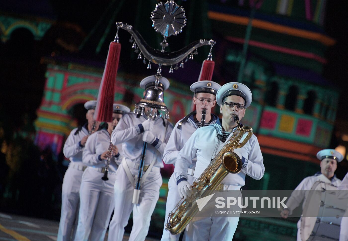 2018 Spasskaya Tower Military Music Festival closing ceremony
