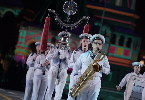 2018 Spasskaya Tower Military Music Festival closing ceremony