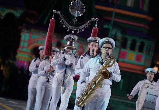 2018 Spasskaya Tower Military Music Festival closing ceremony