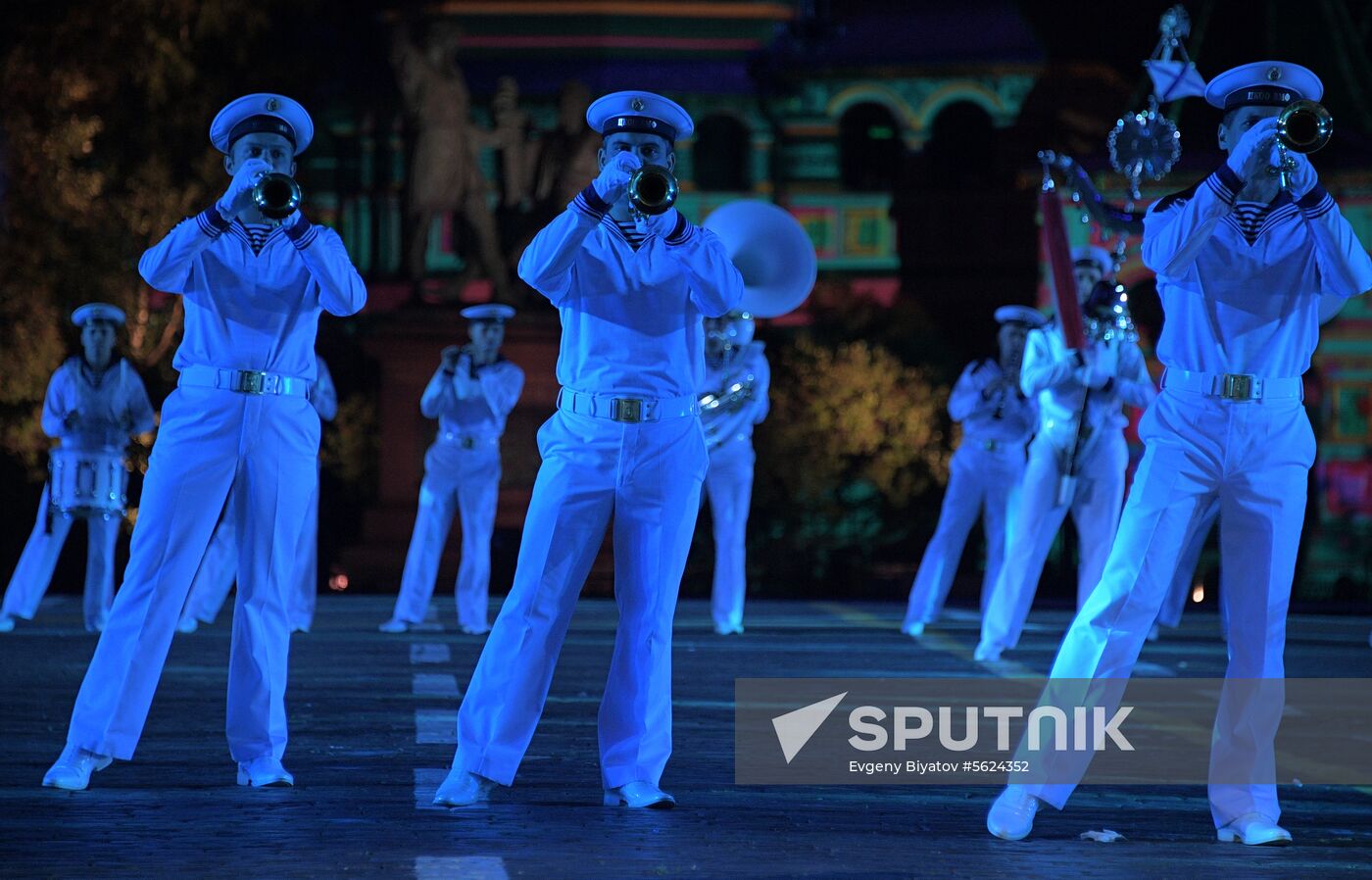 2018 Spasskaya Tower Military Music Festival closing ceremony