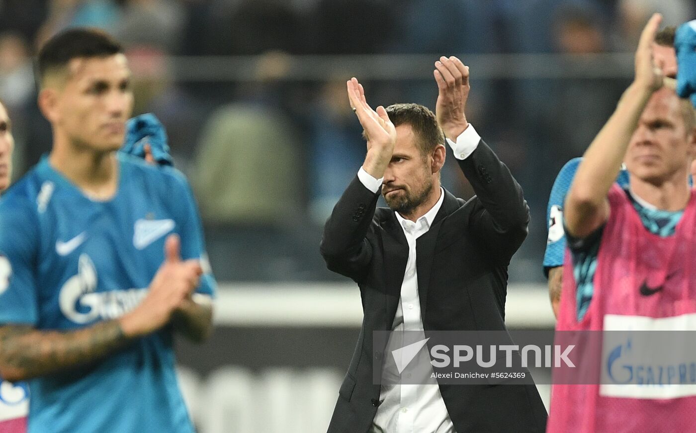 Football. Russian Football Premier League. Zenit vs. Spartak