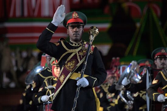 2018 Spasskaya Tower Military Music Festival closing ceremony