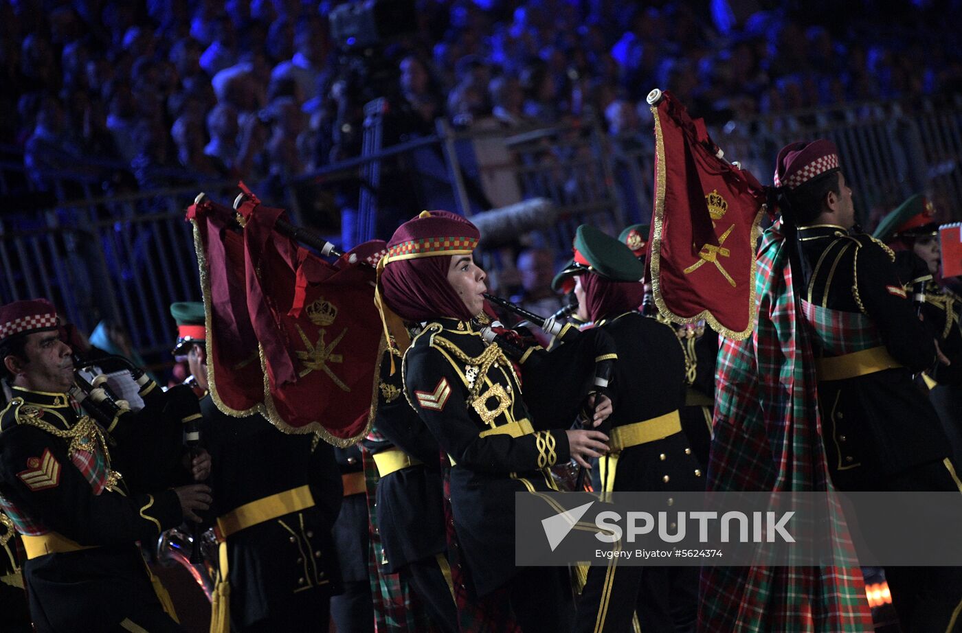 2018 Spasskaya Tower Military Music Festival closing ceremony