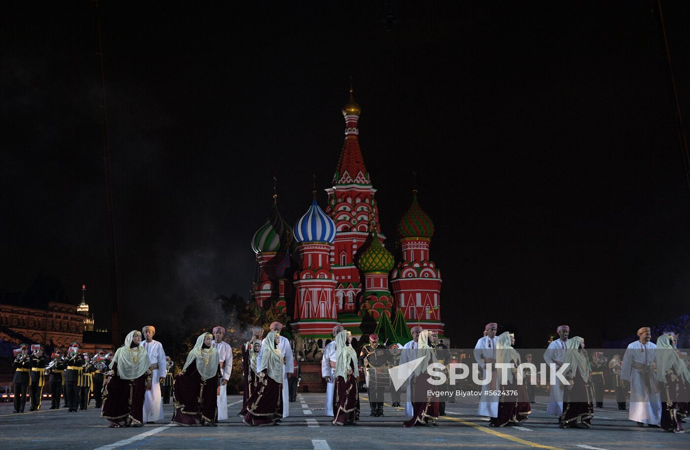 2018 Spasskaya Tower Military Music Festival closing ceremony