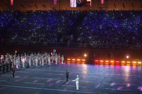 2018 Spasskaya Tower Military Music Festival closing ceremony