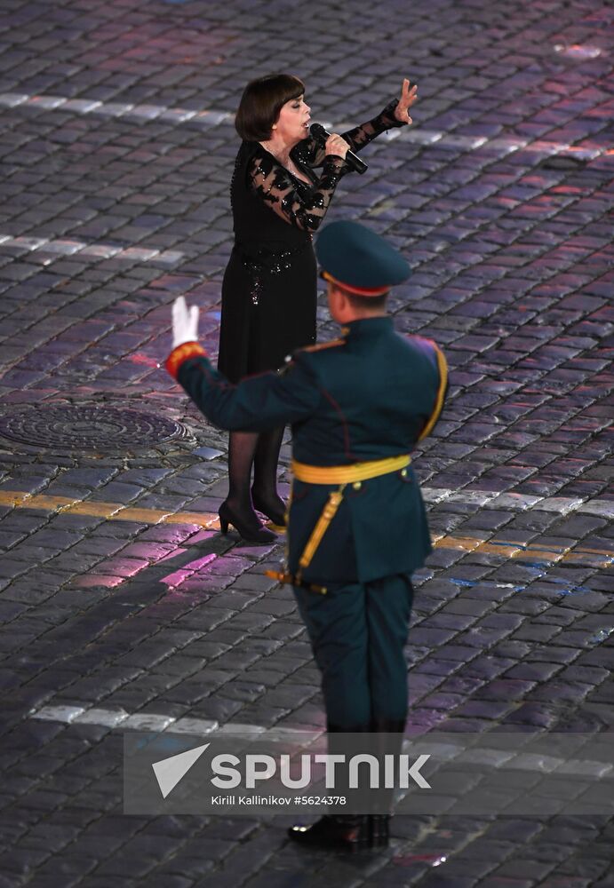 2018 Spasskaya Tower Military Music Festival closing ceremony
