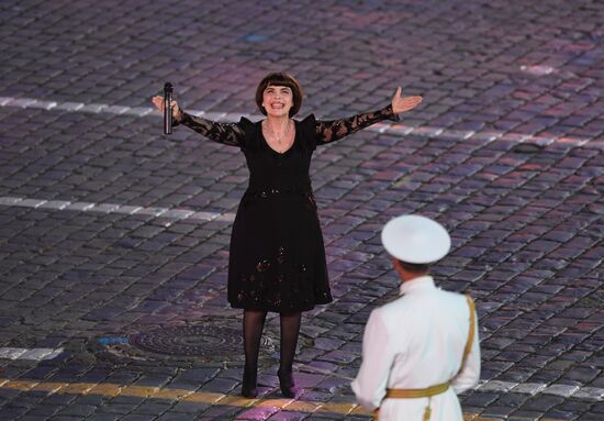 2018 Spasskaya Tower Military Music Festival closing ceremony
