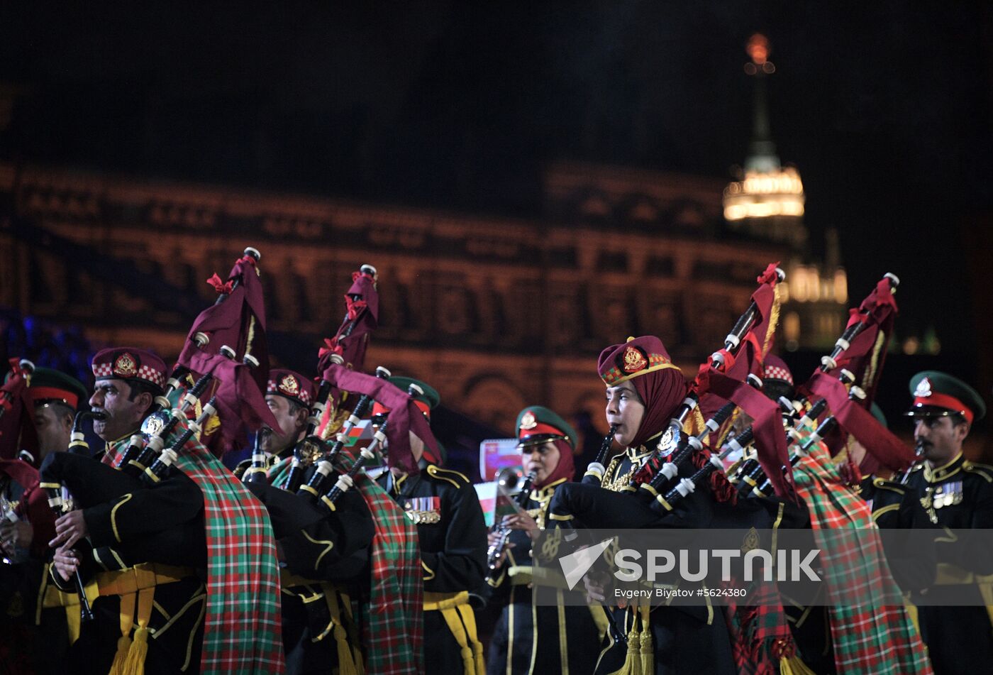 2018 Spasskaya Tower Military Music Festival closing ceremony