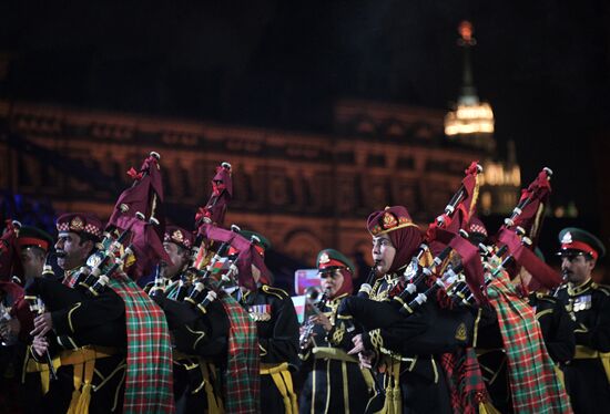 2018 Spasskaya Tower Military Music Festival closing ceremony