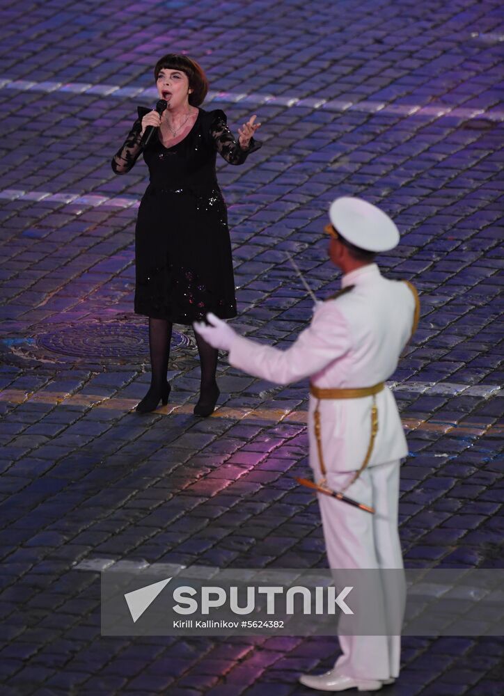 2018 Spasskaya Tower Military Music Festival closing ceremony