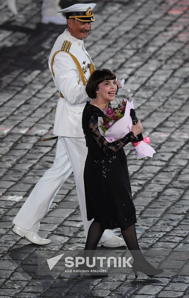 2018 Spasskaya Tower Military Music Festival closing ceremony