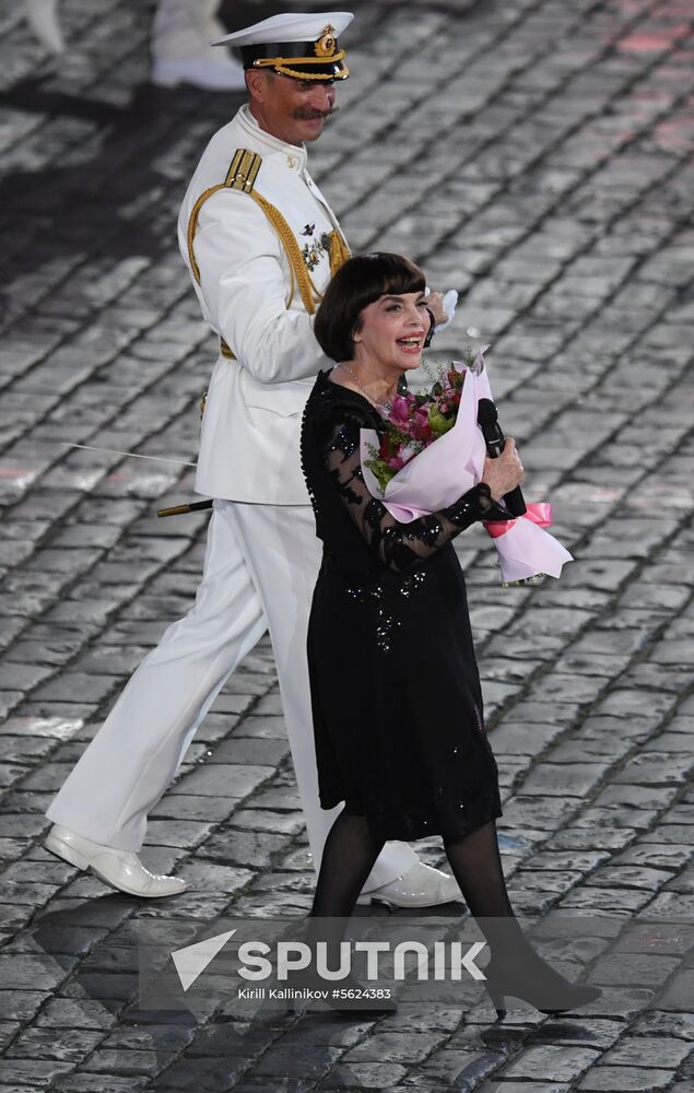 2018 Spasskaya Tower Military Music Festival closing ceremony