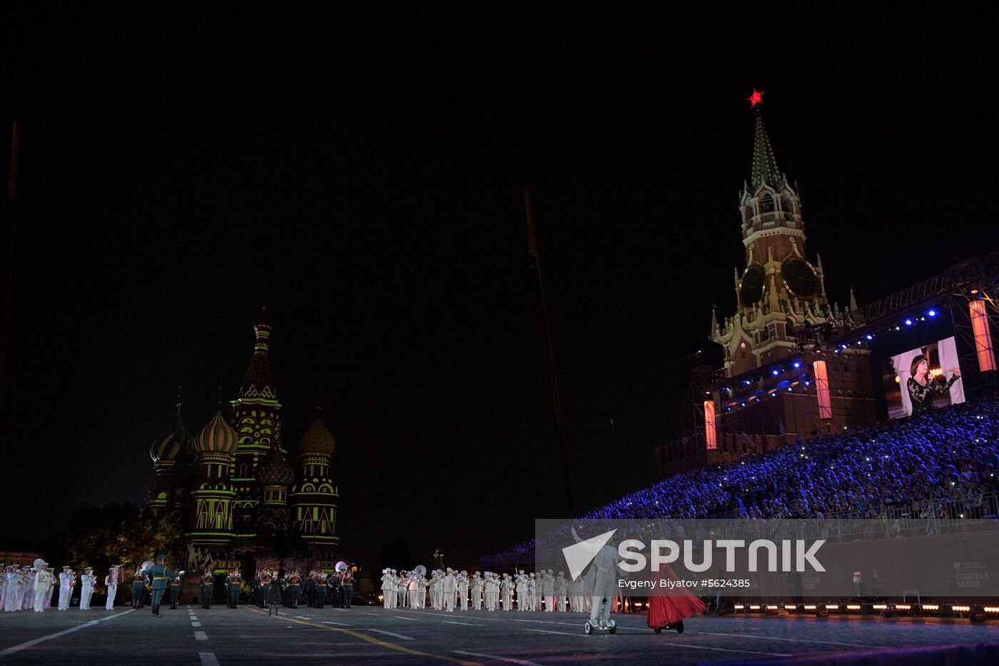 2018 Spasskaya Tower Military Music Festival closing ceremony
