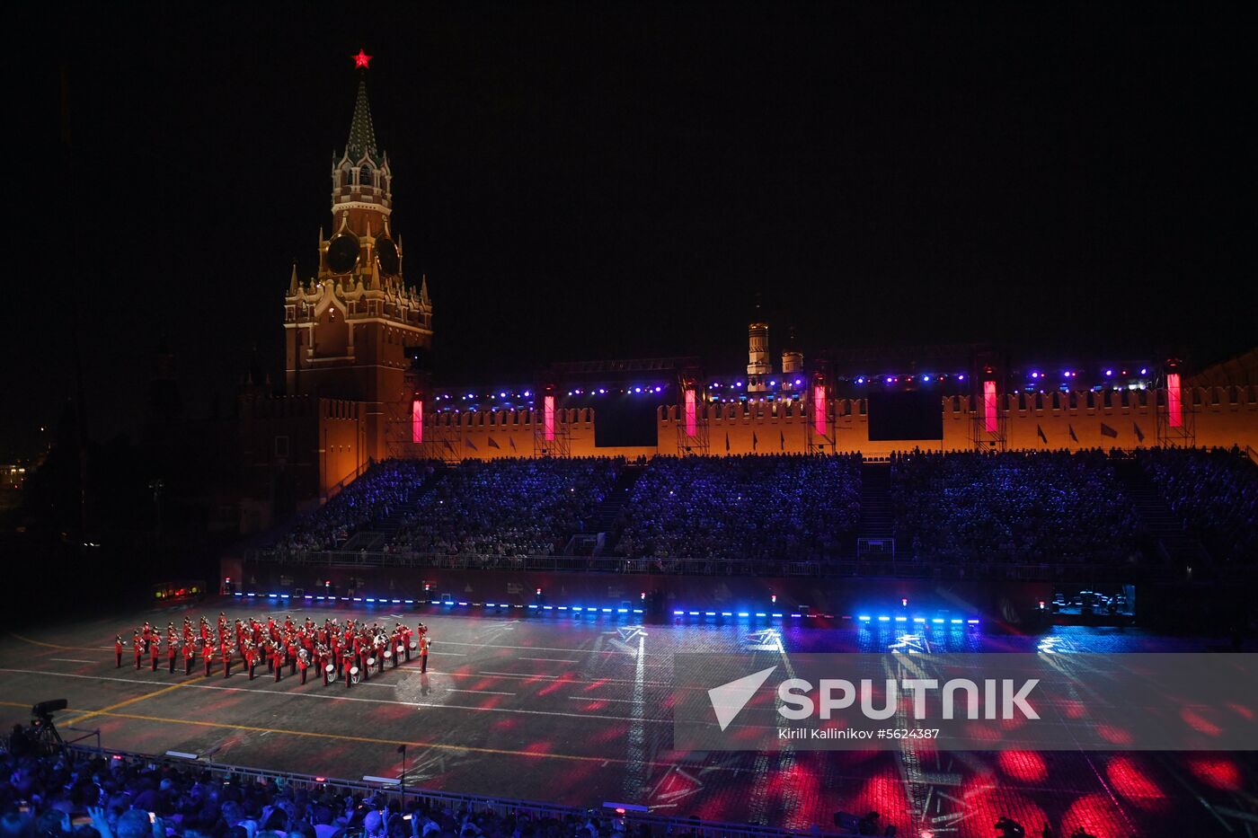 2018 Spasskaya Tower Military Music Festival closing ceremony