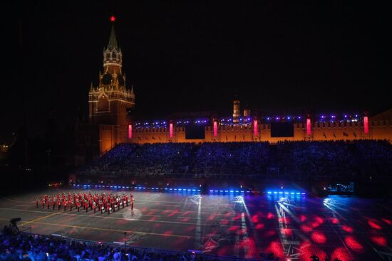 2018 Spasskaya Tower Military Music Festival closing ceremony