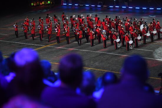 2018 Spasskaya Tower Military Music Festival closing ceremony