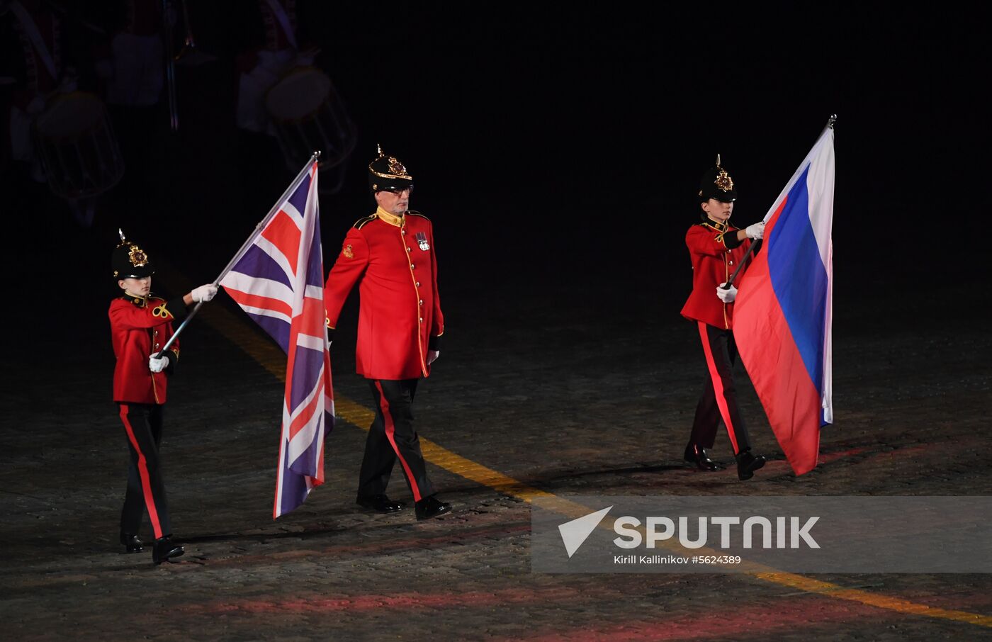 2018 Spasskaya Tower Military Music Festival closing ceremony
