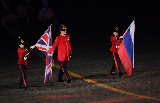 2018 Spasskaya Tower Military Music Festival closing ceremony