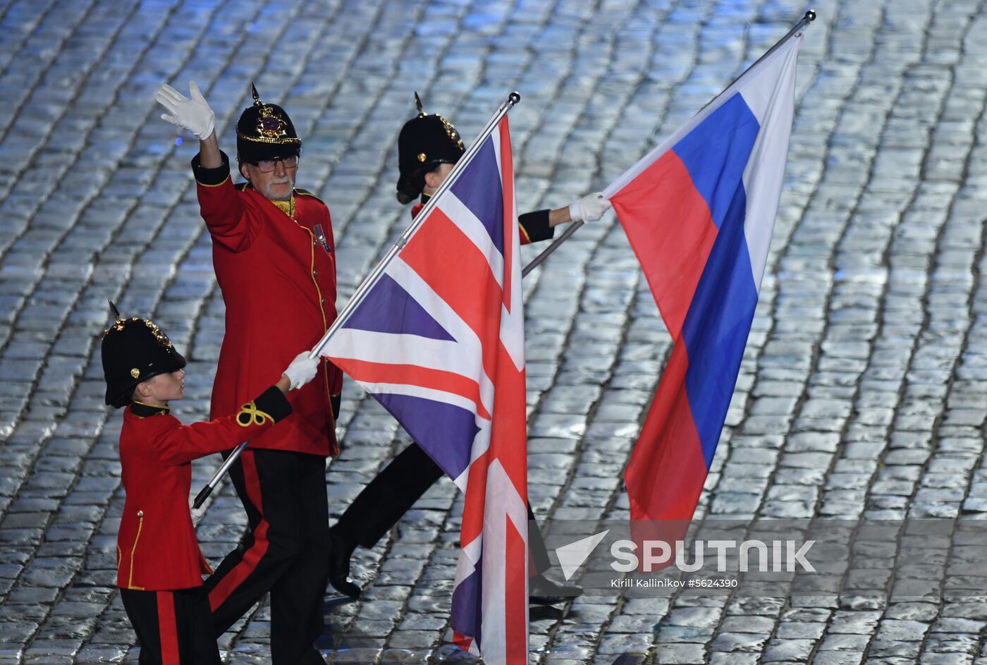 2018 Spasskaya Tower Military Music Festival closing ceremony
