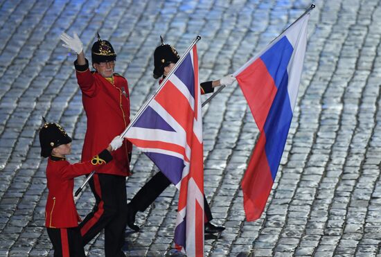 2018 Spasskaya Tower Military Music Festival closing ceremony
