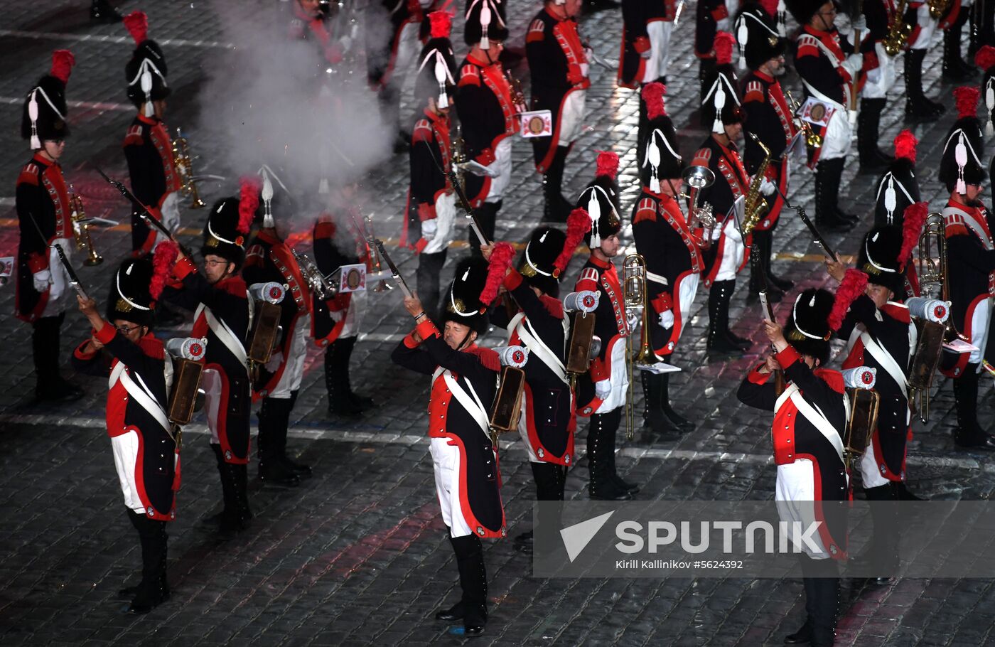 2018 Spasskaya Tower Military Music Festival closing ceremony
