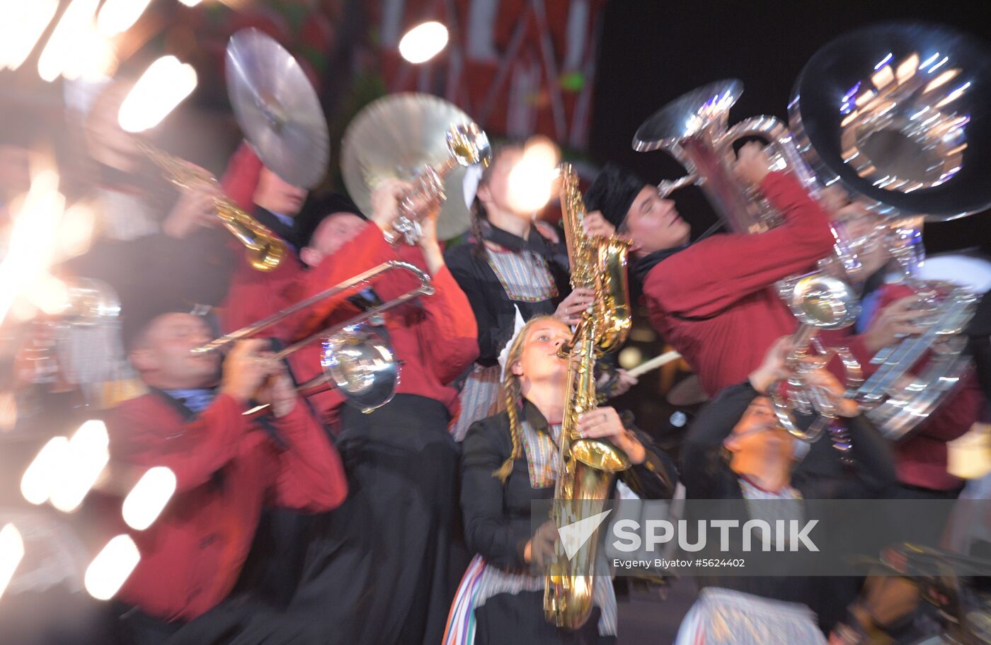 2018 Spasskaya Tower Military Music Festival closing ceremony