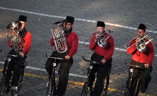2018 Spasskaya Tower Military Music Festival closing ceremony