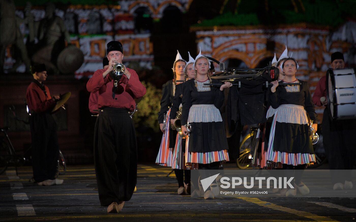 2018 Spasskaya Tower Military Music Festival closing ceremony