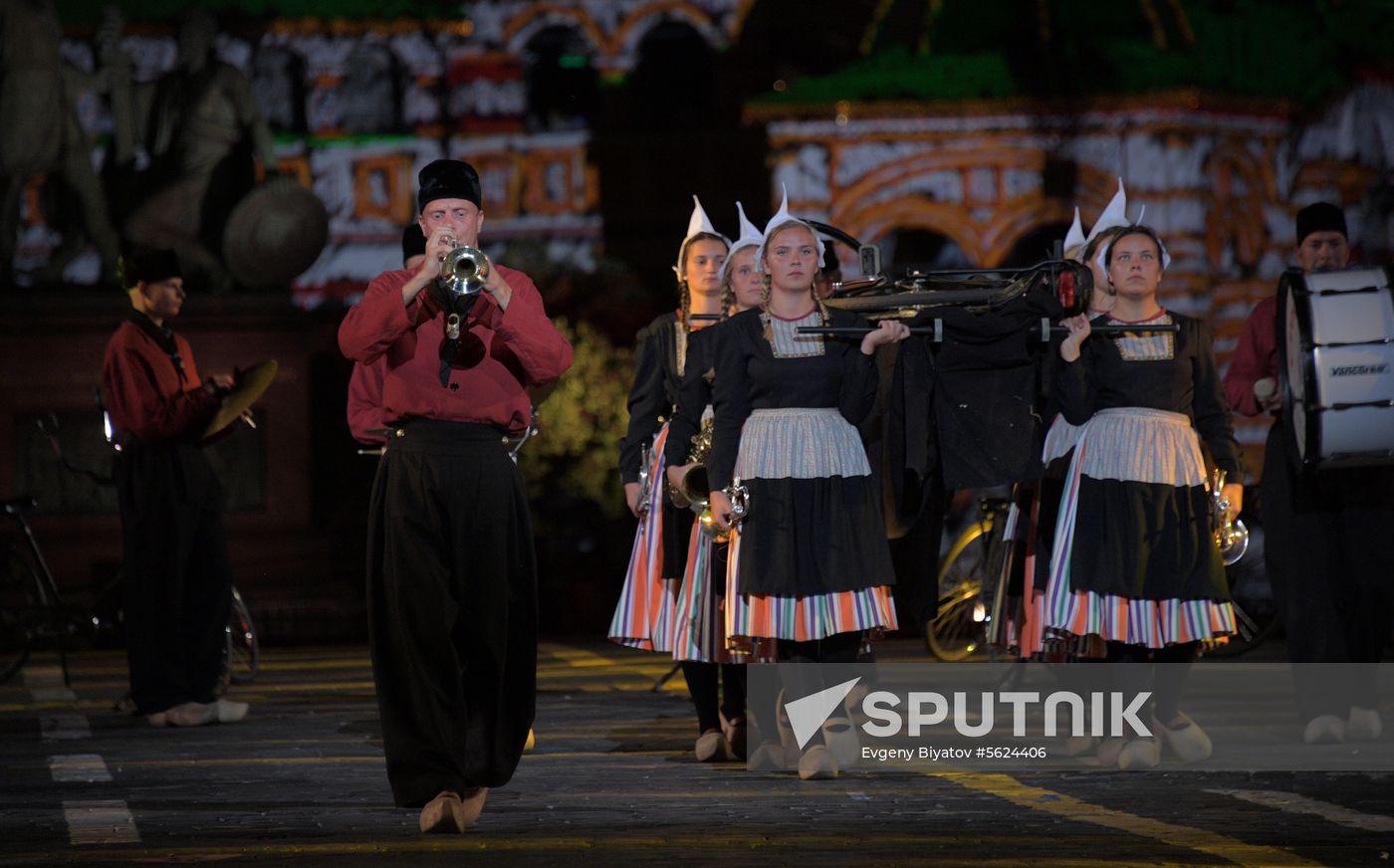 2018 Spasskaya Tower Military Music Festival closing ceremony