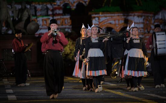 2018 Spasskaya Tower Military Music Festival closing ceremony