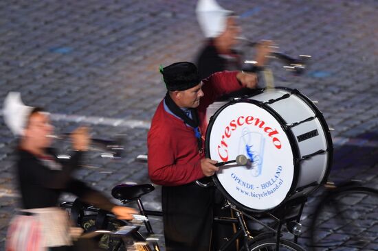 2018 Spasskaya Tower Military Music Festival closing ceremony