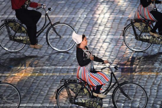 2018 Spasskaya Tower Military Music Festival closing ceremony