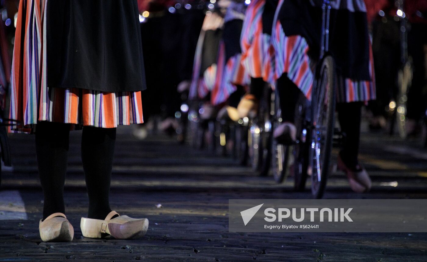 2018 Spasskaya Tower Military Music Festival closing ceremony